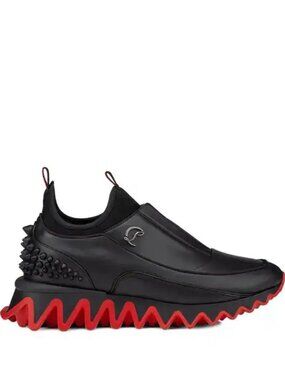 $1,195 Christian Louboutin New Sharkyloub Spike Sneakers Shoes Size 46